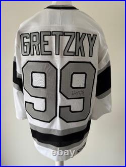 Signed WAYNE GRETZKY LA Kings Ice Hockey Jersey EXACT PROOF/COA