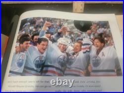 Signed Wayne Gretzky Book In Good Shape. Rare