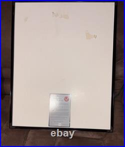 Signed Wayne Gretzky Commitment Poster Framed NHL Hockey St Louis 99