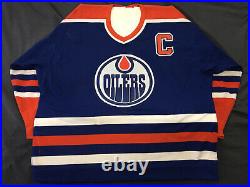 Signed Wayne Gretzky Edmonton Oilers Autographed Jersey Double CCM Rare No Coa