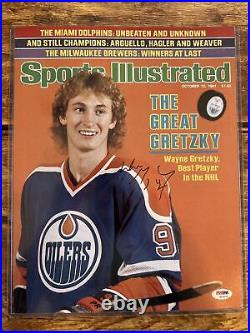 Signed Wayne Gretzky SI Cover