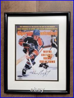 Signed Wayne Gretzky Sports Illustrated cover
