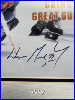Signed Wayne Gretzky Sports Illustrated cover
