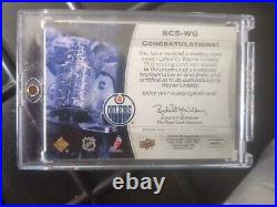 Stanley Cup Signatures Signed Wayne Gretzky Hockey Card 6/50