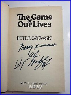 The Game of Our Lives Peter Gzowski 1st First Edition Signed by Wayne Gretzky