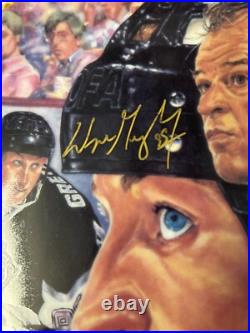 The Great One Wayne Gretzky Autograph 10 Plate Coa
