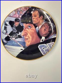 The Great One Wayne Gretzky Autograph 10 Plate Coa