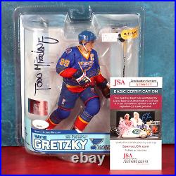 Todd McFarlane Autographed Wayne Gretzky NHL St. Louis Blues Action Figure COA