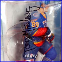 Todd McFarlane Autographed Wayne Gretzky NHL St. Louis Blues Action Figure COA