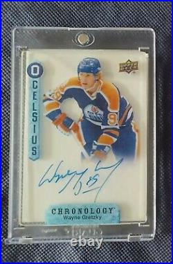 UD Chronology Hockey 0 Celsius Hard Signed Auto & Non Auto Lot SSP Wayne Gretzky