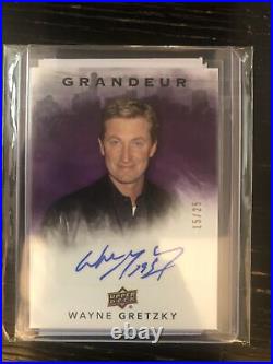 UD Grandeur Lafreniere Byfield Rookies McDavid Gretzky Orr Roy Signed Set #/25