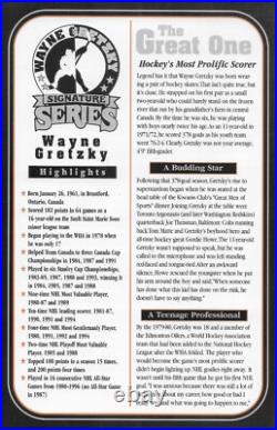 UD/Wayne Gretzky with2-Autographed Porcelain Signature Series-50/1000-with1979 RC/UG