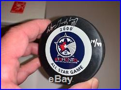 Ultra Rare Wayne Gretzky Autographed Limited Edition 2000 NHL All Star Puck