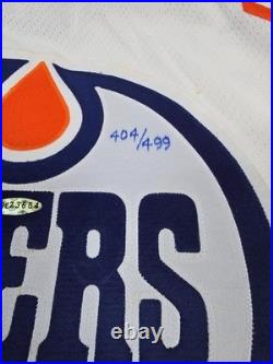 Upper Deck Authentic WAYNE GRETZKY Signed Jersey 404/499 Oilers Stanley Cup