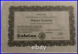 Upper Deck Authenticated UDA WAYNE GRETZKY Signed Salvino Figure 98/950 NO STICK