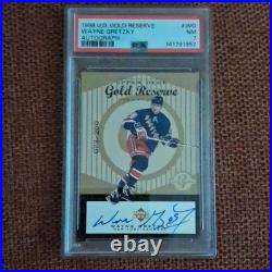 Upper Deck Gold Reserve 1998 Wayne Gretzky Autographed Card #WG PSA
