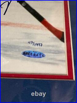 Upper Deck Wayne Gretzky Mark Messier Signed 16x20 Photo Framed Holograms Only