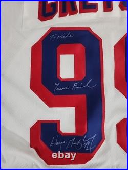 VINTAGE NWT Wayne Gretzky SIGNED New York Rangers Jersey CCM XL Autograph