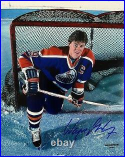 VTG Wayne Gretzky the Great One Edmonton Oilers Signed Auto 8x10 Photo WithCOA