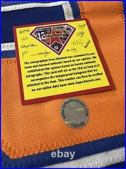 VTG Wayne Gretzky the Great One Edmonton Oilers Signed Auto Jersey WithCOA