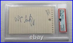 Very Rare WAYNE GRETZKY Pre ROOKIE Era Autographed Notebook Page-PSA Slabbed