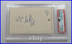 Very Rare WAYNE GRETZKY Pre ROOKIE Era Autographed Notebook Page-PSA Slabbed