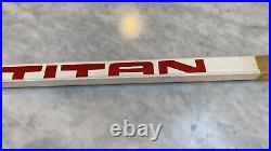 Vintage 1980s Wayne Gretzky Game Model Signed Titan TPM2020 Hockey Stick JSA LOA