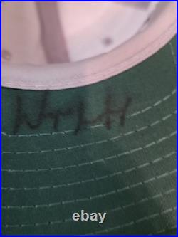 Vintage 1990s Wayne Gretzky NHL LA Kings Twice Autographed Corduroy Hat RARE