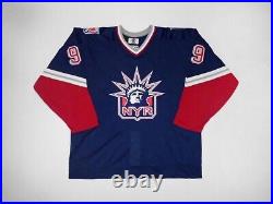 Vintage New York Rangers Wayne Gretzky Signed Lady Liberty Jersey with COA