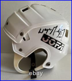 Vintage Signed Wayne Gretzky Jofa Hockey Helmet Full Size Adult 1990