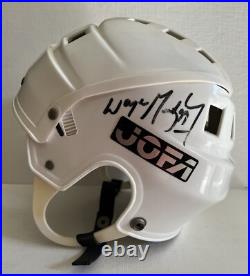 Vintage Signed Wayne Gretzky Jofa Hockey Helmet Full Size Adult 1990