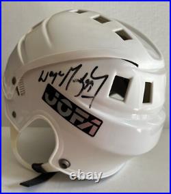 Vintage Signed Wayne Gretzky Jofa Hockey Helmet Full Size Adult 1990