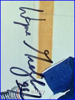 Vintage Wayne Gretzky Signed Edmonton Oilers Photo 99 Autograph 1980s