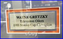 WAYNE GRETZKY 15X17 Framed Signed Auto Puck withPhoto Display JSA COA LE #/99