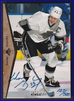WAYNE GRETZKY 1994 Upper Deck SP Blue Auto #54, /500