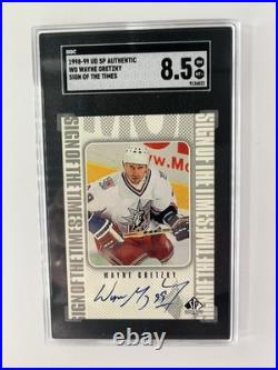 WAYNE GRETZKY 1998/99 SP AUTHENTIC SIGN Of THE TIMES AUTO SGC 8.5