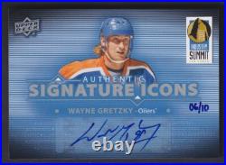 WAYNE GRETZKY 2011 Upper Deck Industry Summit Signature Icons Auto #LV-WG, /10