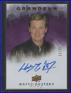 WAYNE GRETZKY 2021 Upper Deck Grandeur Achievement 11/25 Autograph GOAT HOF