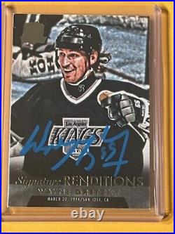 WAYNE GRETZKY 2022-23 UD The Cup SIGNATURE RENDITIONS Canvas Auto Autograph SSP