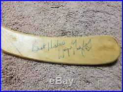 WAYNE GRETZKY 88'89 Signed Los Angeles Kings Game Used Hockey Stick NHL COA