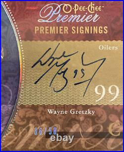 WAYNE GRETZKY AUTO /50? 2009-10 O-Pee-Chee OPC Premier Signings Autograph HOF
