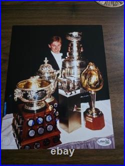 WAYNE GRETZKY Edmonton Oilers signed autographed Vintage 8x10 PHOTO jsa Coa