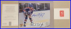WAYNE GRETZKY GENUINE SIGNED EDMONTON OILERS 8x10 PHOTO WGA AUTOGRAPH COA AUTO