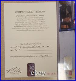 WAYNE GRETZKY GENUINE SIGNED EDMONTON OILERS 8x10 PHOTO WGA AUTOGRAPH COA AUTO