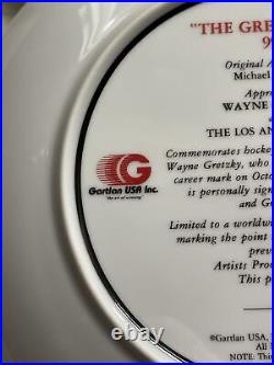 WAYNE GRETZKY & GORDIE HOWE SIGNED AUTOGRAPHED gartlan Art Plate BECKETT BAS