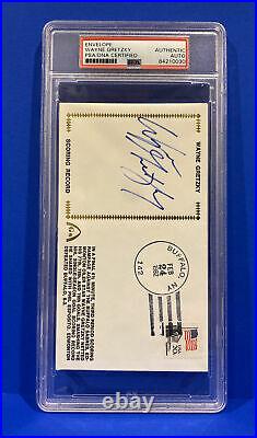 WAYNE GRETZKY Gateway Stamp First Day Cover Envelope Autograph PSA/DNA Authentic