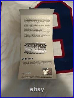 WAYNE GRETZKY INDIANAPOLIS RACERS SIGNED JERSEY! Limited edition Of 250! COA