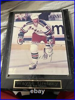 WAYNE GRETZKY Original Signed Autographed 8x10 NY RANGERS NHL Hockey COA Cert