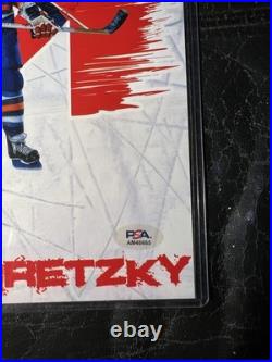 WAYNE GRETZKY PSA DNA Authentic Signed Auto 8x10 Poster Oilers Canada Kings
