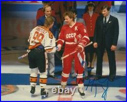 WAYNE GRETZKY SIGNED 1987 RENDEZ-VOUS NHL ALL STAR GAME 8x10 PHOTO! EXACT PROOF